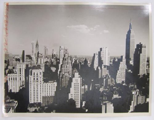 New York City Scape of the Empire and Chrysler Building
