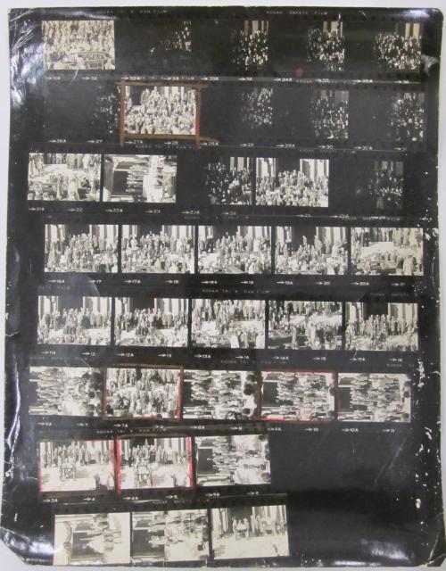 St. Matthew's Cathedral, Following Kennedy's Funeral (Contact Sheet)