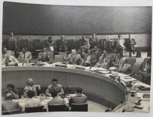 Dignitaries Seated at The United Nations Conference