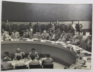 Dignitaries Seated at The United Nations Conference