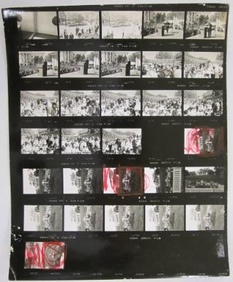 Kennedy Gravesite, Arlington National Cemetery (Contact Sheet)