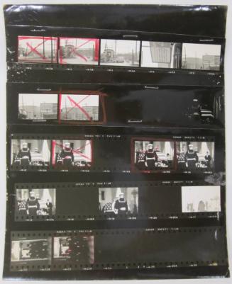 Kennedy Casket at the White House (Contact Sheet)