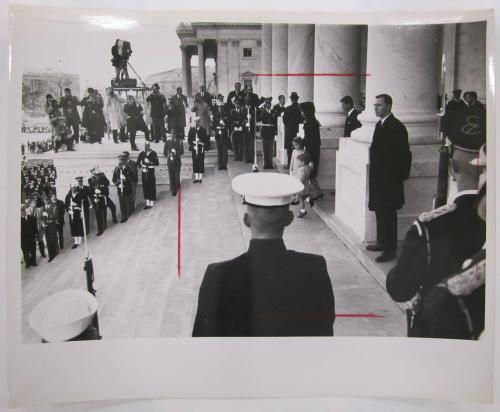 Jacqueline, Caroline, and John Kennedy Jr. and Robert F. Kennedy Leaving The United States Capitol
