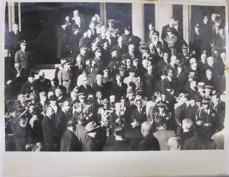 Dignitaries, Including Charles Degaulle and Haile Selassie, in Front of St. Matthew's Cathedral