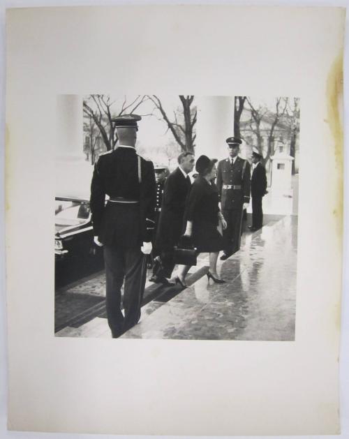 Dignitaries Arriving at the White House to Pay Respect to the Body of John F. Kennedy