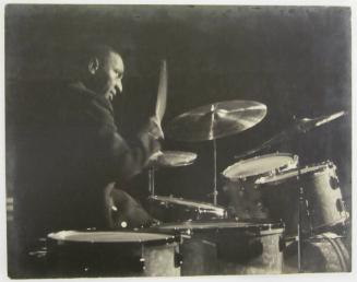 Max Roach Playing Drums