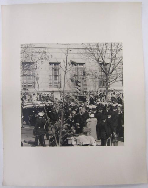 Crowd Watching Procession of Casket of John F. Kennedy from The White House to The Capitol Building