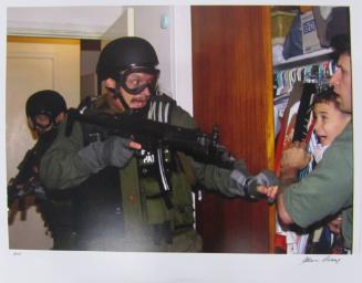 Cuban Refugee, Elian Gonzalez and Donald Dalrymple, in a Bedroom Closet as Federal Agents Enter the Little Havana Home of Elian's Relatives