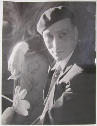 Actor Gosta Ekman in his Home in Stockholm, May 1934