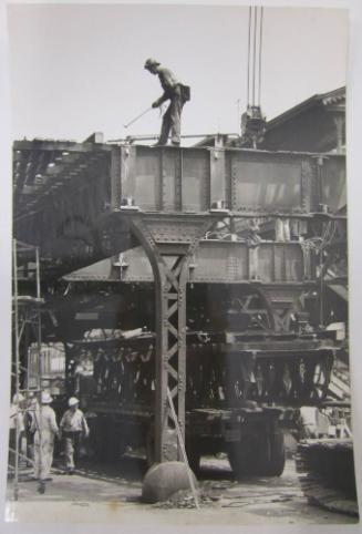 Four Men Working at Construction Site