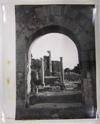 Roman Ruins Through an Archway