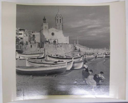 Children Play on Mediterranean Shore Line