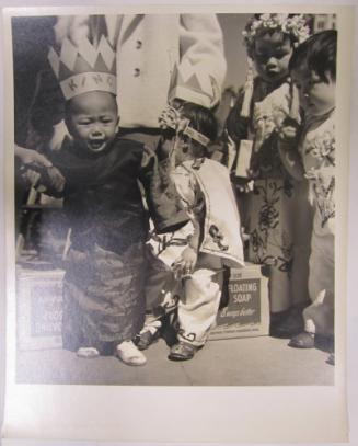 Toddlers Dressed in Traditional Garb