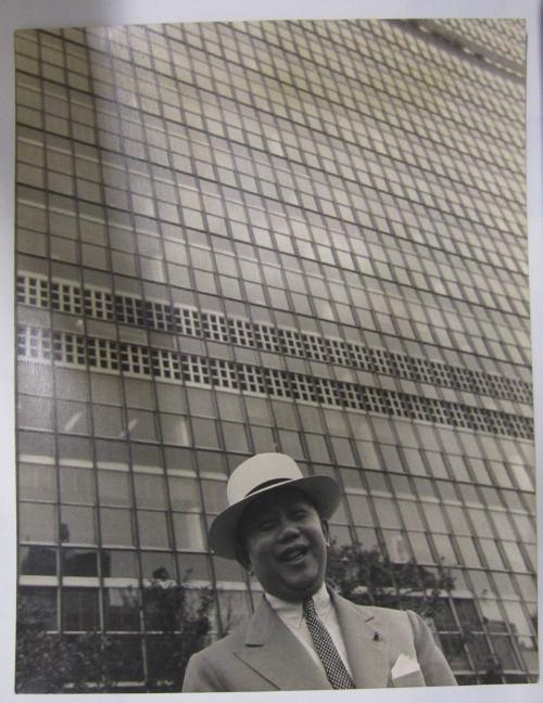 General Romulo Laughing