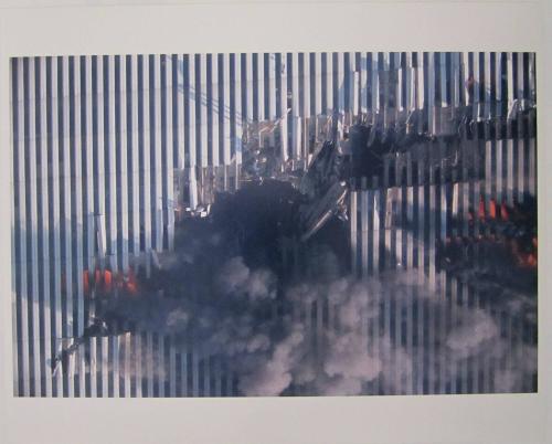 World Trade Center Damage From Plane Crash Before Building Collapsed, September 11, 2001