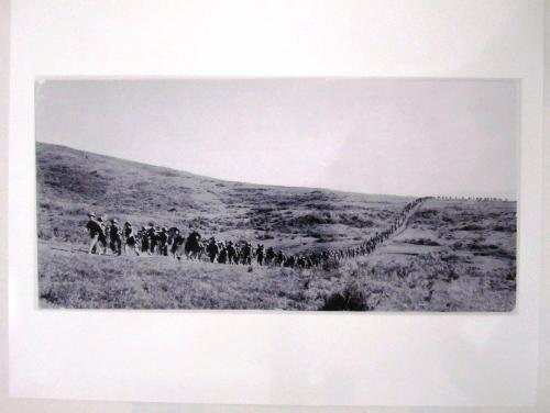 Column of Soldiers of the People's Revolutionary Army During a Training Exercise