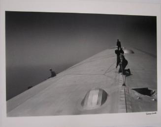 Graf Zeppelin Over the Atlantic Ocean