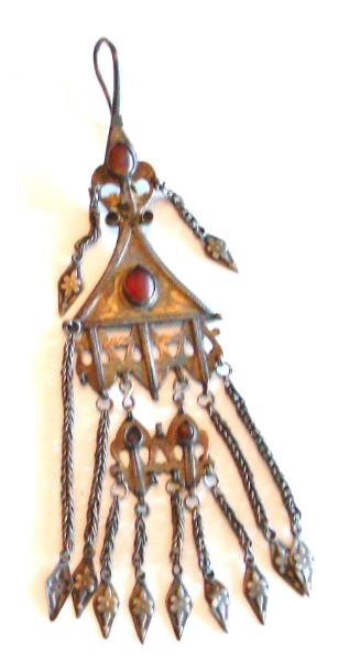One of a Pair of Tinecir (Temporal pendants)
