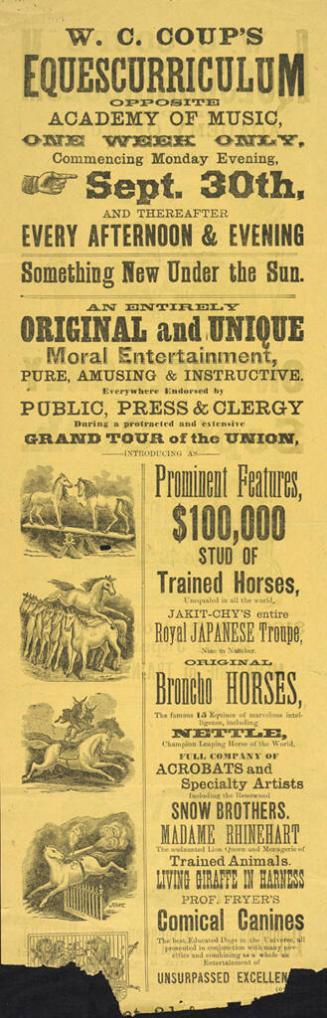W. C. Coup's Equescurriculum: September 30
