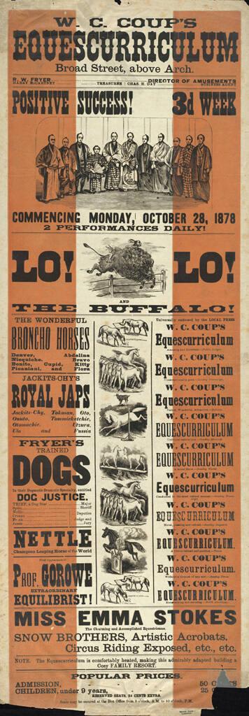 W. C. Coup's Equescurriculum: October 28, 1878