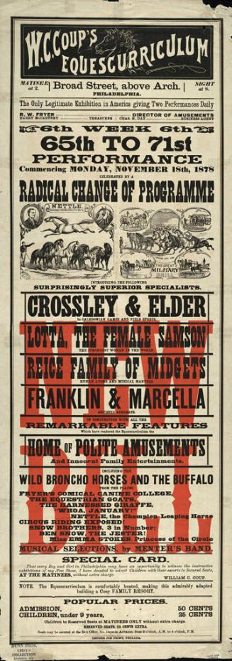 W. C. Coup's Equescurriculum: November 18, 1878