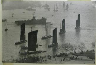Chinese Junks Along the Banks of the Hwang-Pu, Shanghai