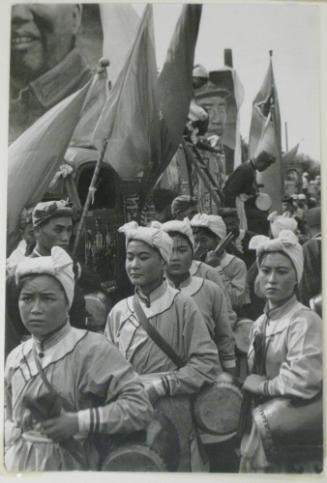 Army Theater Group Dancing Yao-Ku, a Peasant Dance, in Stylized Costume