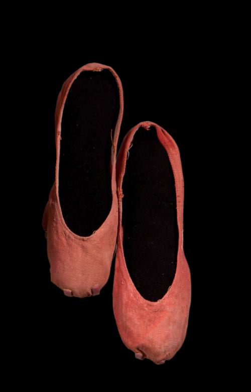 Practice pumps from riding costume worn by May Wirth