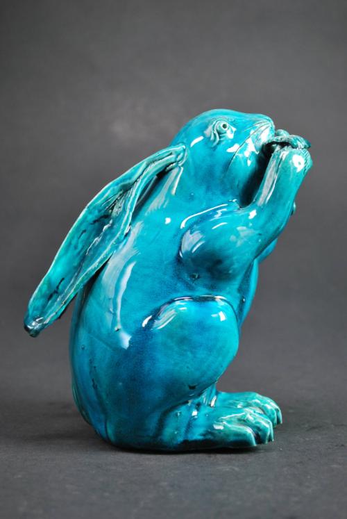Hare Eating Grapes