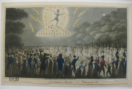 Descent of Madame Saqui Surrounded by Fireworks