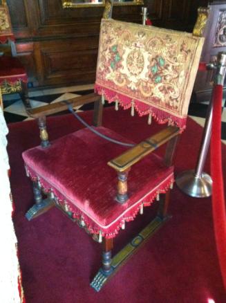 Renaissance Style Oak Arm Chair