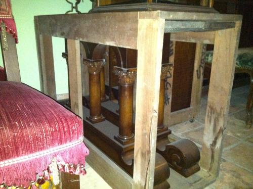 Italian Renaissance Style Dining Table Two Extension Legs