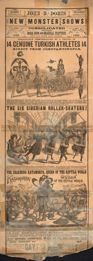 John B. Doris: New Monster Shows: April 1886