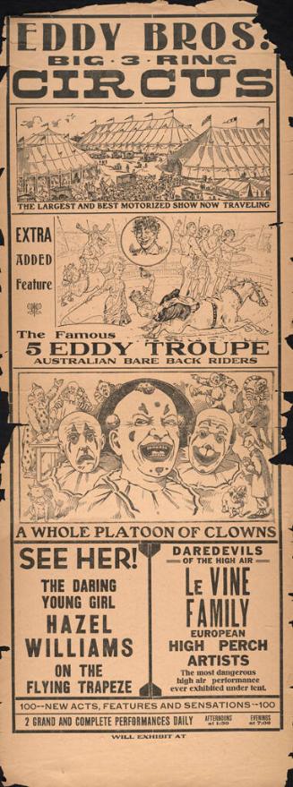 Eddy Bros. Big 3 Ring Circus