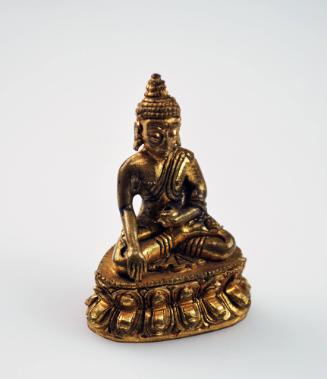 Buddha seated on Double Lotus Petal Throne