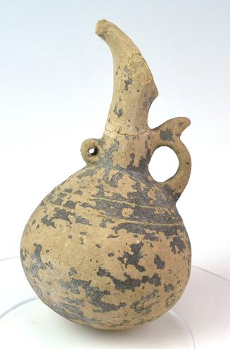 Juglet with cut-away spout