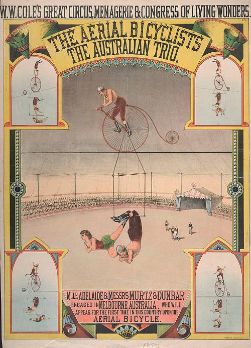 W.W. Cole: The Aerial Bicyclists The Australian Trio