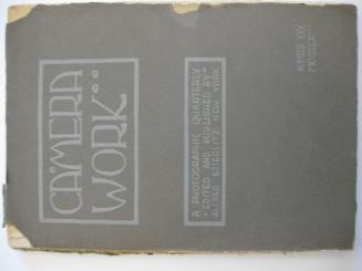 Camera Work, Number- (30) XXX, April 1910