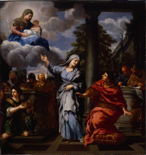 Copy after Cortona's Augustus and the Tiburtine Sibyl