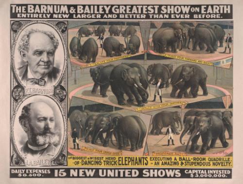 Barnum & Bailey: The Herd of Dancing Trick Elephants