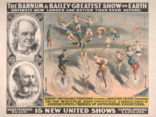 Barnum & Bailey: Bicycles and Unicycles