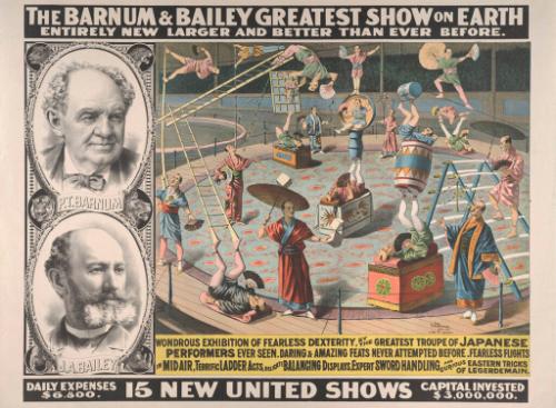 Barnum & Bailey: Wonderous Feats of Fearless Dexterity