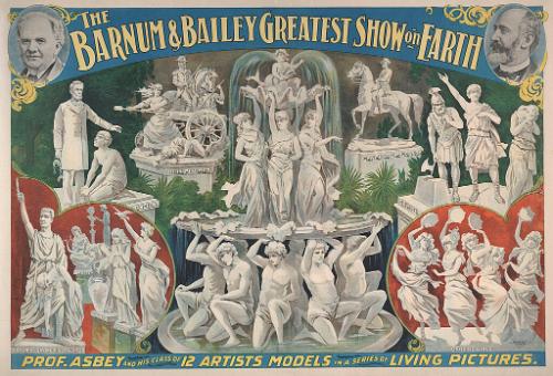 Barnum & Bailey: Professor Asbey Living Pictures
