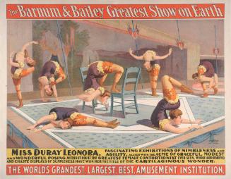 Barnum & Bailey: Miss Duray Leonora Contortionist