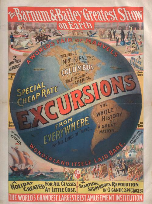 Barnum & Bailey: Excursions Including Imre Kiralfy's Columbus Spec