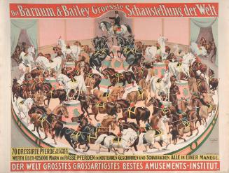 Barnum & Bailey: 70 Dressirte Pferde In Einer Nummer