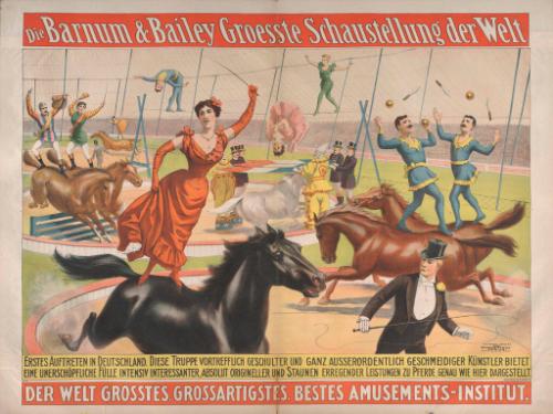Barnum & Bailey: Erstes Auftreten in Deutschland