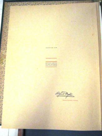 American Pictorial Photography, Series Two, Camera Club of New York Portfolio Dedication Page