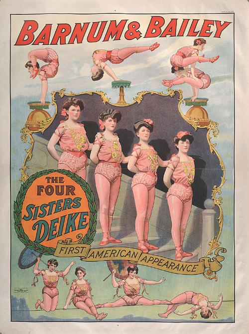 Barnum & Bailey: The Four Sisters Deike
