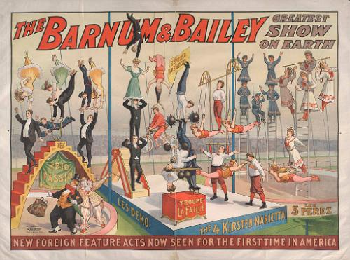 Barnum & Bailey: New Foreign Feature Acts